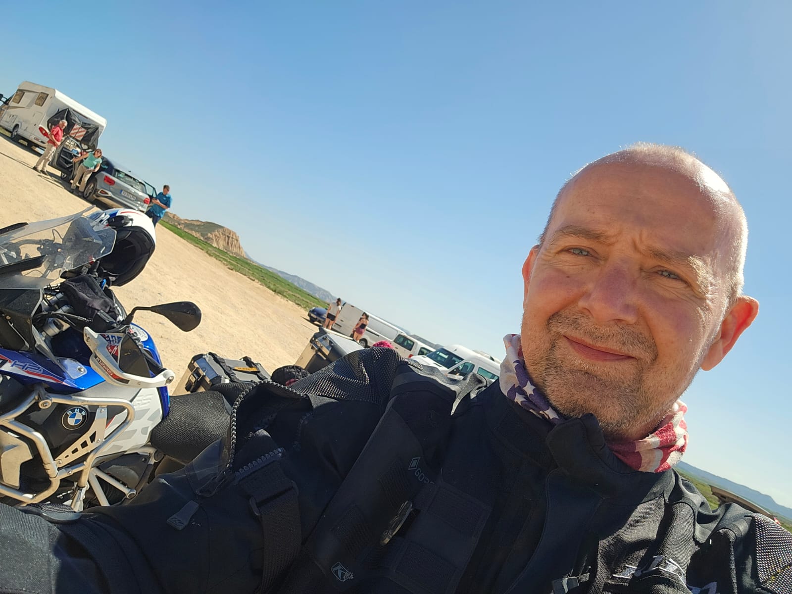 L'artiste à moto, BMW GS